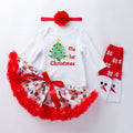 4-Piece Cute Christmas Dress for 21/22/23 Inches Reborn Dolls